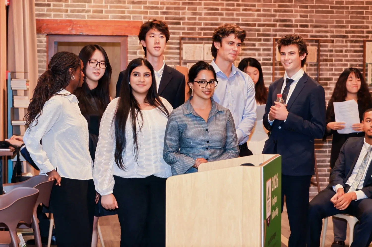 Team 3 presenting at the final showcase